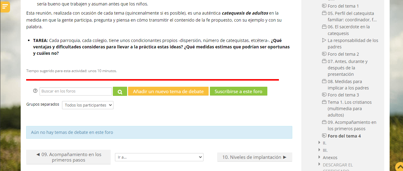 Foros de discusión